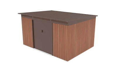 G21 Zahradní domek GRAH 915 - 340 x 269 cm, hnědý