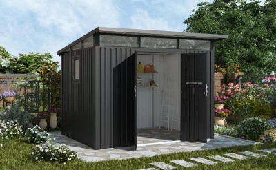 G21 Zahradní domek Madison 731 - 289 x 253 cm, slate grey