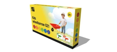G21 Zahradní kolečko dětské, červené