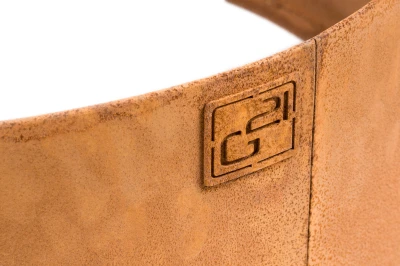 G21 Zahradní obrubník 40 x 20 cm, kruhový, Corten