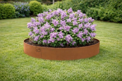 G21 Zahradní obrubník 80 x 20 cm, kruhový, Corten