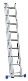 G21 Žebřík třídílný 5,9m, 3x9 příček