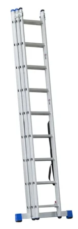 G21 Žebřík třídílný 5,9m, 3x9 příček