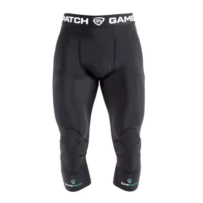 GAMEPATCH 3/4 TIGHTS WITH KNEE PADDING black kompresní kalhoty s chrániči kolen POUZE XXL - Černá (VÝPRODEJ) GAMEPATCH 3/4 TIGHTS WITH KNEE PADDING black kompresní kalhoty s chrániči kolen POUZE XXL - Černá (VÝPRODEJ)