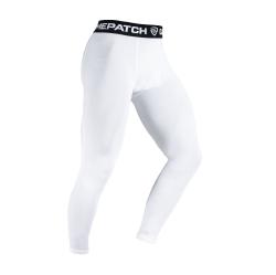 GAMEPATCH COMPRESSION PANTS white