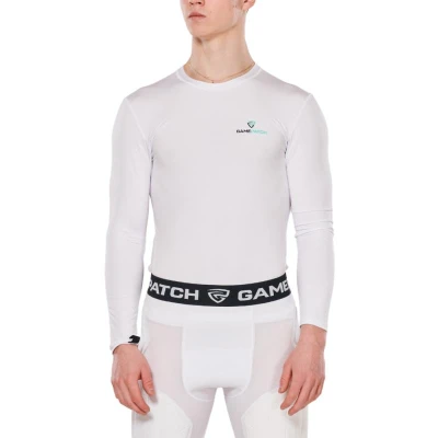 GAMEPATCH COMPRESSION SHIRT (Long-Sleeve) WHITE GAMEPATCH COMPRESSION SHIRT (Long-Sleeve) WHITE