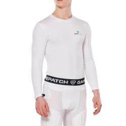 GAMEPATCH COMPRESSION TRIČKO (Dlhý rukáv) BIELE