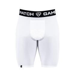 GAMEPATCH COMPRESSION SHORTS WHITE