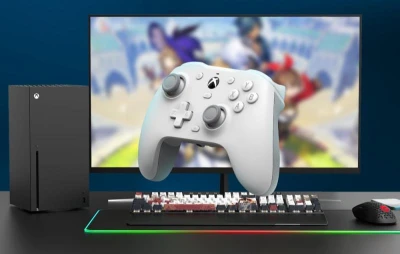 GameSir G7 HE white drátový herní ovladač