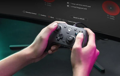 GameSir G7 HE white drátový herní ovladač