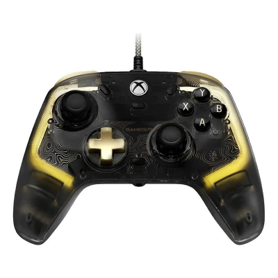 GameSir K1 Flux průhledný černý se zlatými detaily drátový ovladač