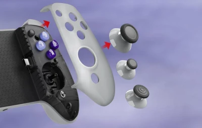 Gamesir Mobilní ovladač G8 Galileo USB-C s držákem telefonu (šedý) (N)