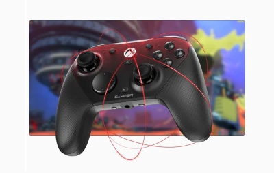 GameSir G7 Pro BK TRI-MODE černý a červený ovladač