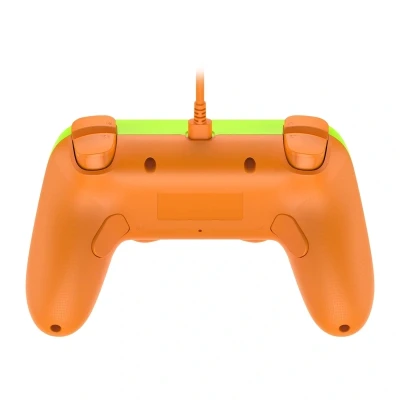 GameSir T3 Lite MenaRD limetkově zelený a oranžový kabelový herní ovladač