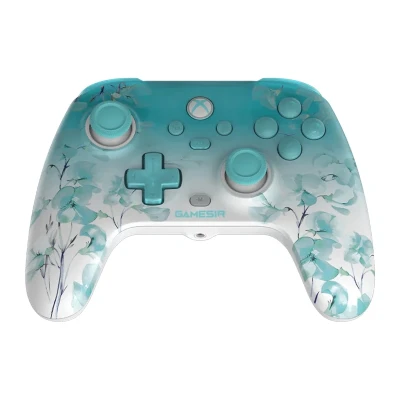 GameSir T7 Pro Floral tyrkysový kabelový ovladač pro Xbox/PC