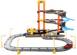 Garáž 2 patra herní set parkovací dům s dráhou a 4 auty