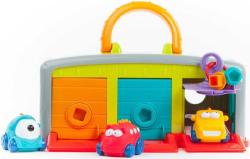 Garáž Little Hero plastová barevná set se 3 autíčky s očima a doplňky přenosná Garáž Little Hero plastová barevná set se 3 autíčky s očima a doplňky přenosná