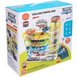 Garáž patrová s výtahem +6 aut světlo, zvuky