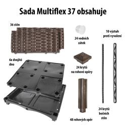 Garden King Modulární vyvýšený záhon MULTIFLEX 37