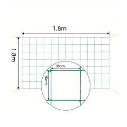 Garden King Opěrná síť pro popínavé rostliny 1,8 x 1,8 m