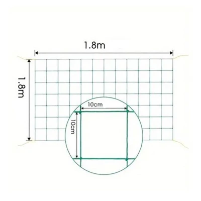 Garden King Opěrná síť pro popínavé rostliny 1,8 x 1,8 m