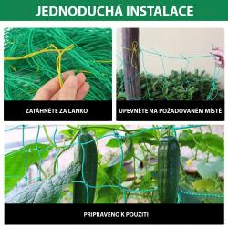 Garden King Opěrná síť pro popínavé rostliny 1,8 x 1,8 m