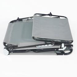 Garden King Zahradní lehátko se stříškou šedá