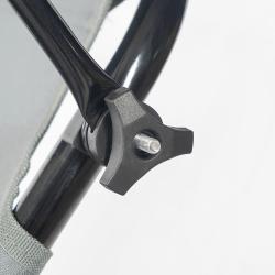 Garden King Zahradní lehátko se stříškou šedá