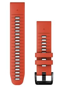 Garmin Remienok pre fenix5/6/7/8 QuickFit 22 silikónový, Flame Red / Graphite