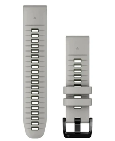 Garmin Řemínek pro fenix5/6/7/8 QuickFit 22 silikonový, Fog Gray / Moss