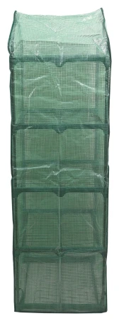 Garvia Fóliovník ANETO rolovací stěna 4 patra vyztužená fólie 69x49x158cm PE