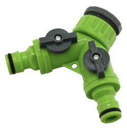 Garvia Rozdělovač hadicový Y 1/2" - 3/4" pro 2 rychlospojky s uzávěrem Garvia Rozdělovač hadicový Y 1/2" - 3/4" pro 2 rychlospojky s uzávěrem
