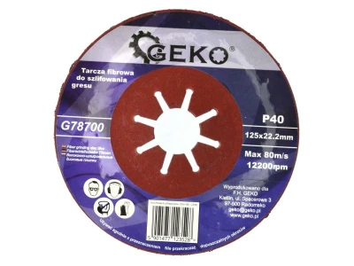 GEKO Brusný kotouč P40, 125mm, na kameniny GEKO Brusný kotouč P40, 125mm, na kameniny