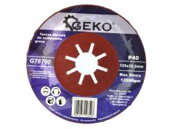GEKO Brusný kotouč P40, 125mm, na kameniny