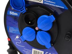 GEKO Kabel prodlužovací 3x1.5mm2, buben, 50m, IP44