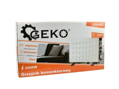 GEKO Konvektorový ohřívač Turbo Timer