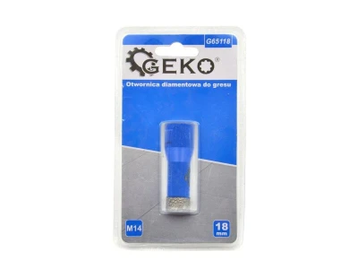 GEKO Korunkový vrták diamantový 18 mm GEKO Korunkový vrták diamantový 18 mm