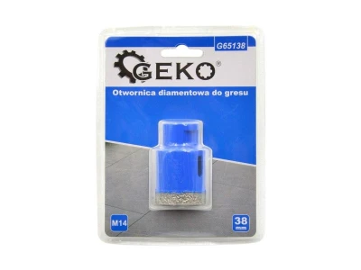 GEKO Korunkový vrták diamantový 38 mm GEKO Korunkový vrták diamantový 38 mm