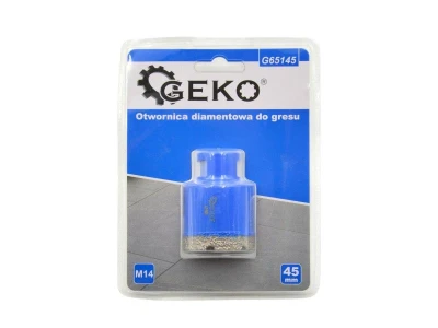 GEKO Korunkový vrták diamantový 45 mm GEKO Korunkový vrták diamantový 45 mm