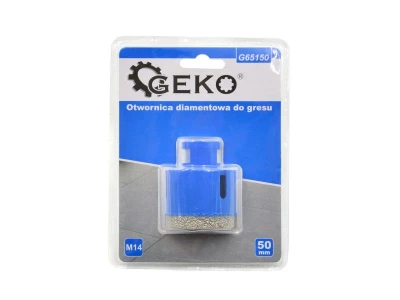 GEKO Korunkový vrták diamantový 50 mm GEKO Korunkový vrták diamantový 50 mm
