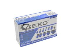 GEKO Korunkový vrták diamantový, sada 12ks, 6-68mm