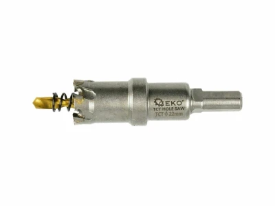 GEKO Korunkový vrták do kovu TCT, 22mm GEKO Korunkový vrták do kovu TCT, 22mm