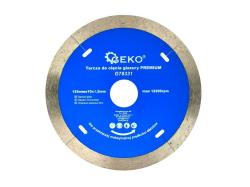 GEKO Kotouč diamantový řezný celoobvodový 125x10x22,23mm GEKO Kotouč diamantový řezný celoobvodový 125x10x22,23mm