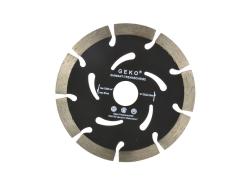 GEKO Kotouč diamantový řezný segmentový, 125x10x22,2mm