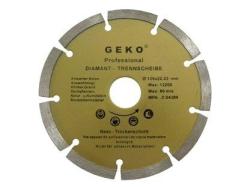 GEKO Kotouč diamantový řezný segmentový, 125x8x22,2mm