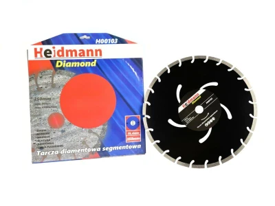 GEKO Kotouč diamantový řezný segmentový, 350x25,4x10mm