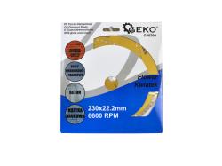 GEKO Kotouč diamantový řezný turbo-segmentový, 230x8x22mm