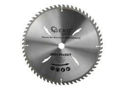 GEKO Kotouč pilový do dřeva, 400x30 mm, 60T