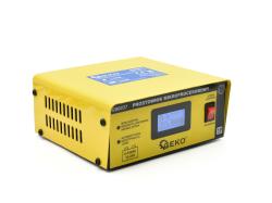 GEKO Mikroprocesorová nabíječka autobaterií LCD 12/24V