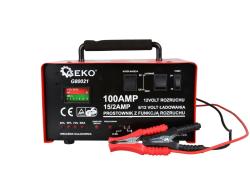 GEKO Nabíječka autobaterií se startem 6/12V, 100A GEKO